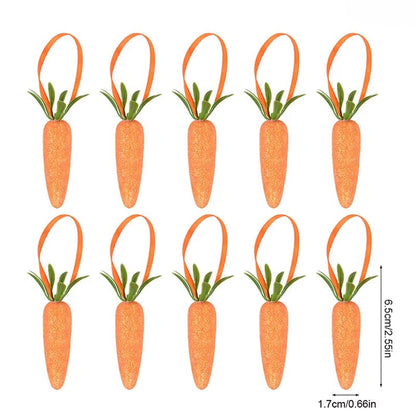 Eggcellently Hand-Crafted Foam Easter Ornaments - 6/10/12/24 Piece Decoration Sets