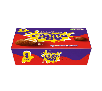 Cadbury's Creme Eggs & Caramel Eggs - Boxes of 8 or 48