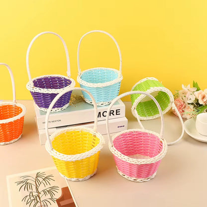 Eggcellent Woven Basket for Egg Hunts / Chocolate Egg Storage (8 Colours)