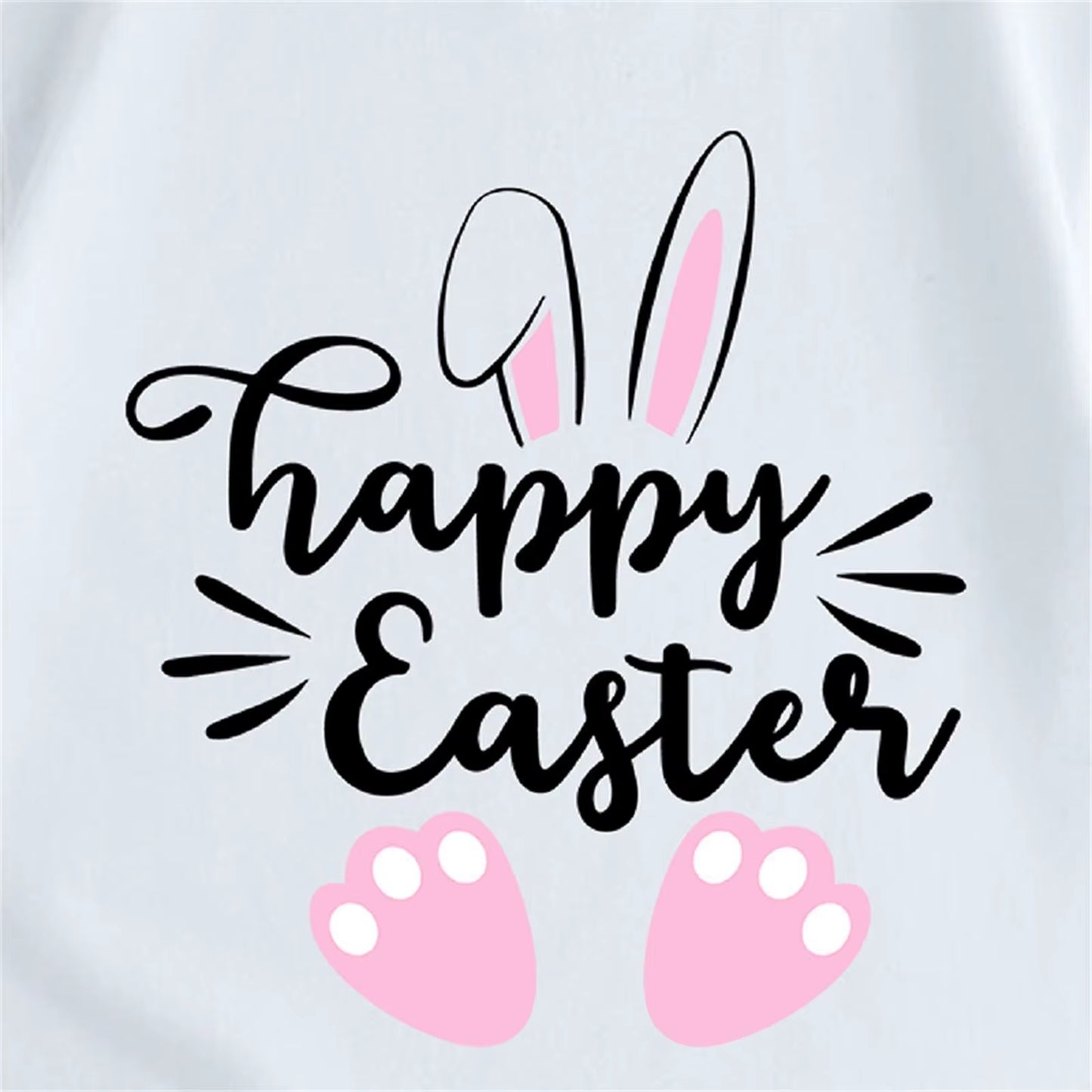 Easter Shirt Girls Summer New Children'S Clothing Europe and the United States Girls Short Sleeve T Shirt Fleece Girls Top