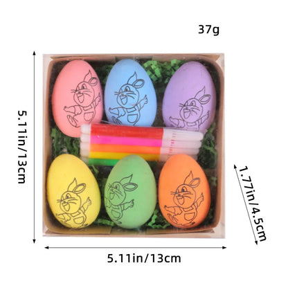 Eggcellent Children Egg Painting DIY - Pack of 6 