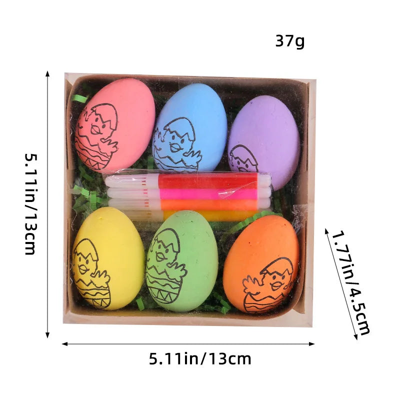 Eggcellent Children Egg Painting DIY - Pack of 6 